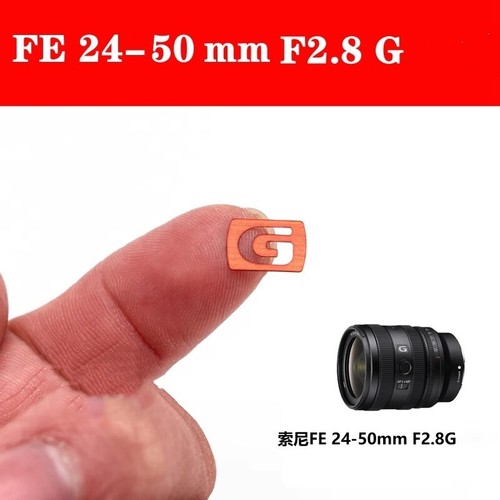 For SONY Black G to Red GM Master lens label accessory G Master Metal label - Photo 7/46
