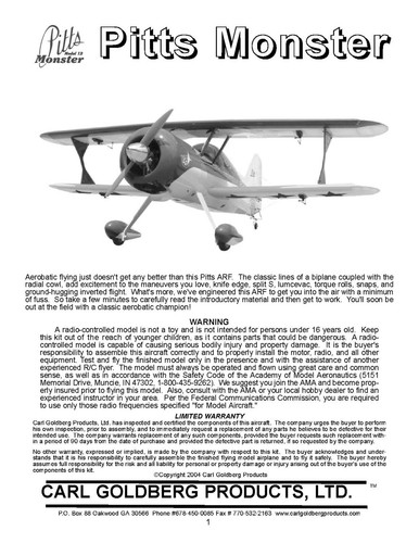Great Planes Instruction Build Owner's Manuals VARIOUS MODELS ARF RTF Kits +MORE - Picture 150 of 241
