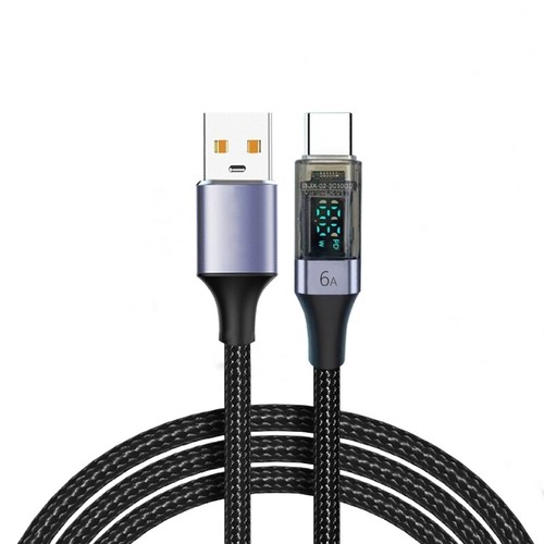 Heavy USB A to Type C Data Sync Cable 66W with LED Display for Devices - Picture 14 of 14