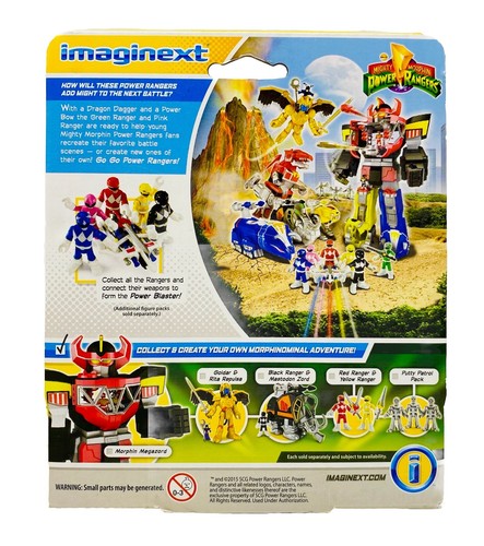 Fisher-Price Imaginext Power Rangers PINK & GREEN Figures NEW - Picture 9 of 10