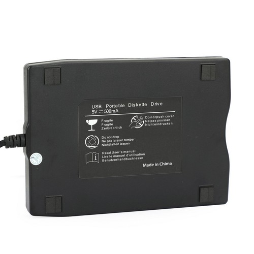 USB 2.0 Data External Floppy Disk Drive 3.5" 1.44MB For Laptop PC Mac Win 7-10\ - Afbeelding 7 van 12