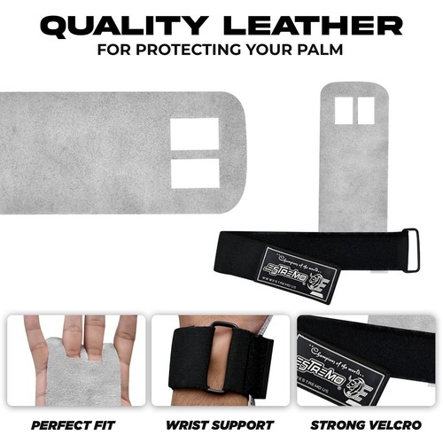 Pull-Up Gymnastic Palm Protector Hand Grips Guard CrossFit Gloves Weight Straps - Picture 45 of 64