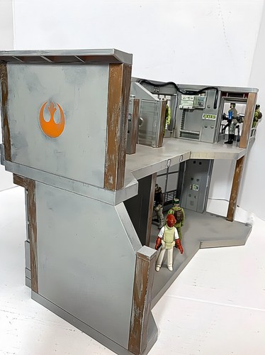 Star Wars Hoth Rebel Outpost Endor Building Jedi Empire Vintage Kenner 1:18 3.75 - Picture 21 of 24