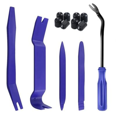 Car Door Trim Removal Tool Pry Panel Dash Radio Body Clip Installer Kit set