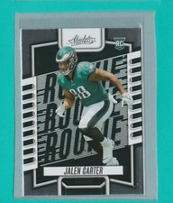 Jalen Carter 2023 Panini Absolute Football Rookie RC #107 Philadelphia Eagles
