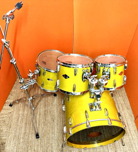 Yamaha Beech Custom Shellset 22,10,12,14 yellow birch recording maple - Bild 4 von 17