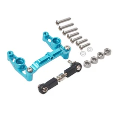 Aluminum Ball Bearing Crank Steering Set for Tamiya TT-02 54575 54574 Upgrades
