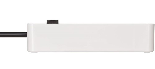 BRENNENSTUHL 4-fach Mehrfachsteckdose Steckdosenleiste 1,5m Kabel schwarz/weiß - Bild 3 von 5