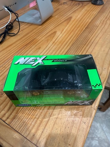 Welly 1:24 Subaru WRX STI Diecast Metal Model Car Vehicles Black 22487BK - Picture 2 of 3