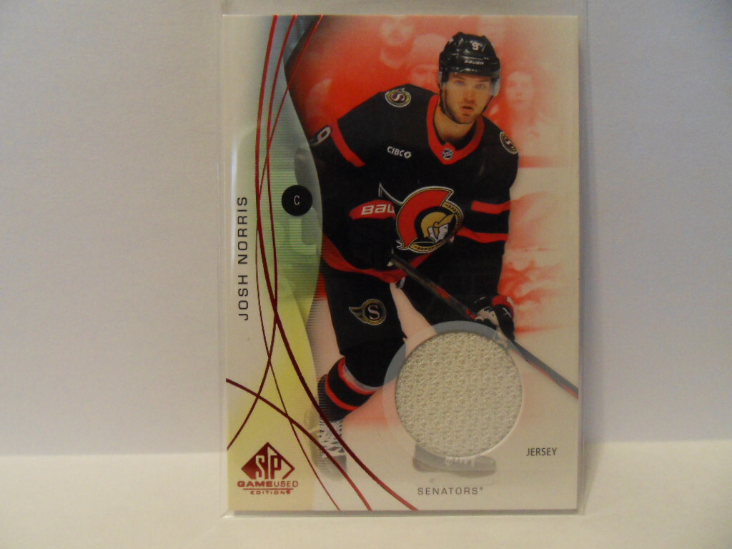 Josh Norris  24/25 SP Game Used Red Jersey