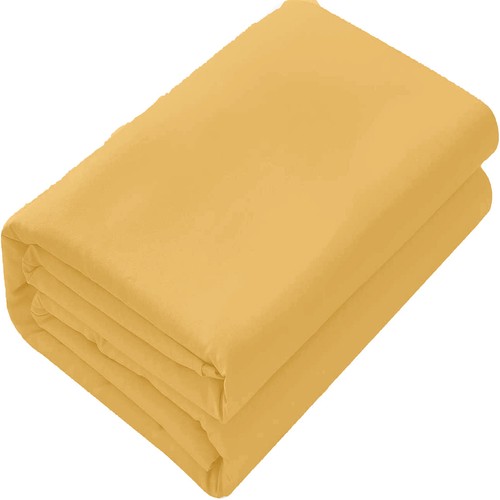 Sábana plana de algodón egipcio para hotel + 2 fundas de almohada dobles XL Select TC todo sólido - Imagen 39 de 98