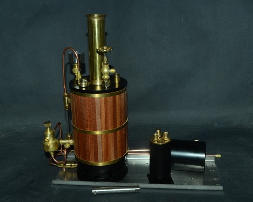 Modelos de caldera vertical con regulador P5B para máquina de vapor marina - Imagen 2 de 9