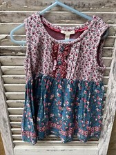 MATILDA JANE Girl's Gabriella Sara Floral Top Friends Forever Fall 2015 Size 4