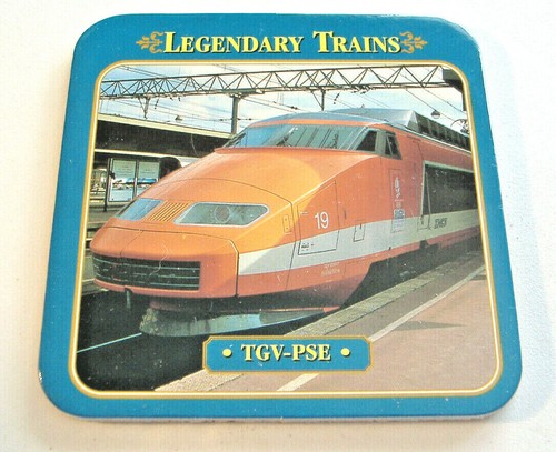 LEGENDARY TRAINS COASTER SET WITH BOX~ATLAS EDITIONS~SET OF EIGHT - Picture 7 of 11