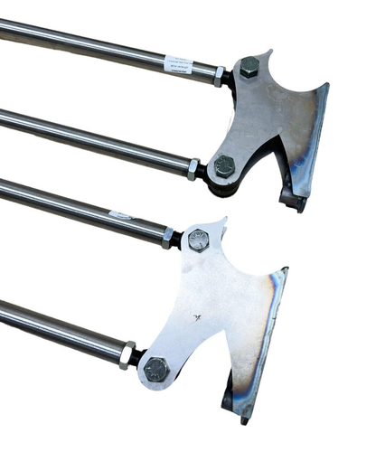 Universal Parallel Rear Four 4 Link Bar Suspension Kit Crossmember Mount - Picture 2 of 6