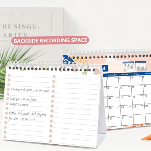 Desk Calendar 2025-2026, Jan 2025 to Jun 2026 18 Months Small Desk Calendar with - Picture 4 of 9