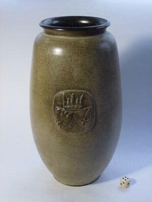 Große Vase Leßmann Margaretenhöhe Essen Stadtwappen Bauhaus Design