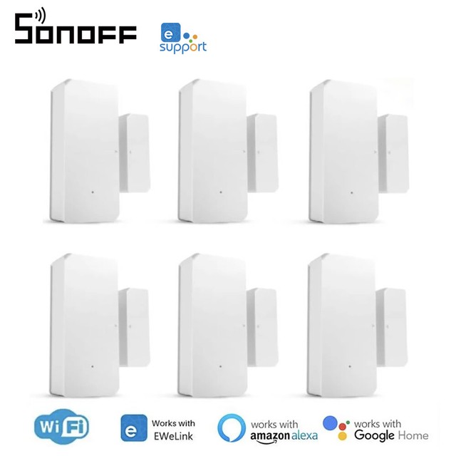 SONOFF DW2 Wifi Wireless Door Window Sensor Smart Remote Monitor Home Security IR10830 SONOFF DW2 Wifi Wireless Door Window Sensor Smart Remote Monitor Home Security IR10830