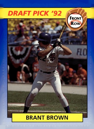 1992 Front Row Draft Picks #83 Brant Brown Silver - Picture 1 of 2