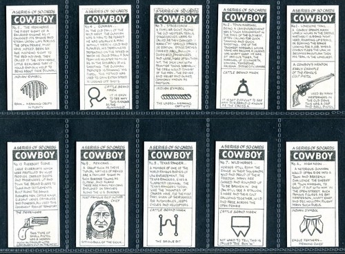 PRIMROSE CONFECTIONERY 1960 "COWBOY" PICK YOUR CARD - Picture 11 of 101