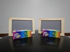New (2) Mini Decorative Chalkboards & (2) Boxes Of Chalk
