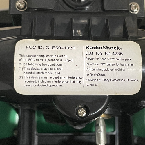 Vintage Radio Shack AGITATOR Remote Control Truck w/ Controller – Untested - Bild 8 von 14