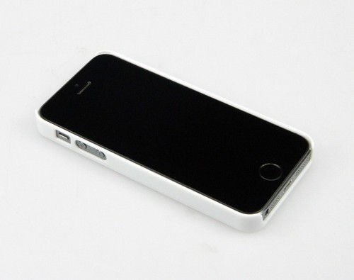 IPHONE SE 5 5S HÜLLE SCHALE COVER CASE SCHUTZ - WEIßER RAND - Carbon - Zdjęcie 2 z 4