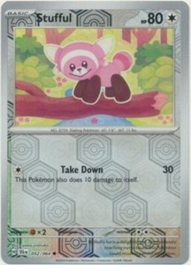 Pokemon Stufful - 052/064 - Common - Reverse Holo NM-Mint Shrouded Fable