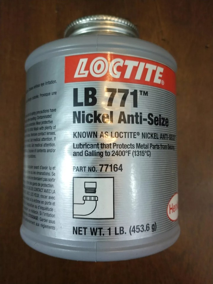 Henkel Loctite 77164 LB771 Nickel Anti Seize Compound 1 lb BrushTop