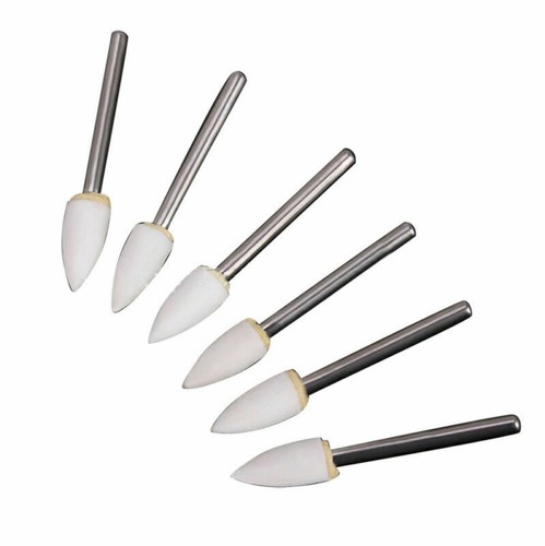 Dental White Stone Porcelain Resin Handpiece Polishing Bur High Speed Drill G - Picture 3 of 9