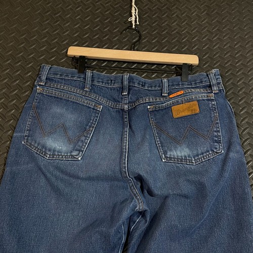 Wrangler Mens 47 Regular Fit Flame Resistant FR Blue Denim Jeans 36x36 - Picture 5 of 10