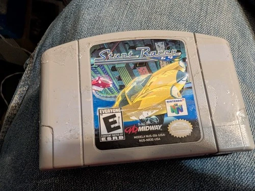 New ListingStunt Racer Nintendo N64 Authentic Blockbuster Rare, Tested/Works