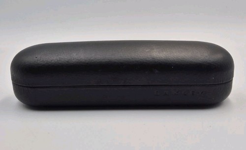 Oakley Glasses Hard Case Faux Leather Black + Drawstring Dust Bag VGC - Picture 4 of 6