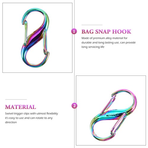 5 PCS Chain Adjustment Buckle Diy Bag Accessories Handbag Straps Link Practical - Picture 10 of 12