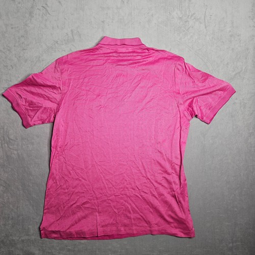 Brioni Poloshirt Herren XL Rosa Tasche Struktur Baumwolle Designer Italienisch - Bild 4 von 10