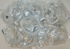  Lot of 12 x 10 ft Long 30 pin to USB Sync Charge Cable Apple iPod iPhone iPad
