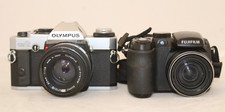 camera lot for parts finepix 51000 fd, olympus omG 
