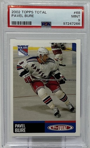 Pavel Bure PSA 9 -2002 Topps Total “Put The Biscuit in the Basket” -Population 2