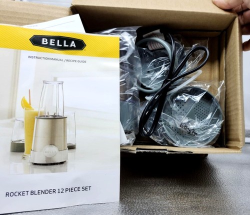 Bella Rocket Blender 12-Piece Set Platinum Edition High Power Base & Accessories - Picture 5 of 8