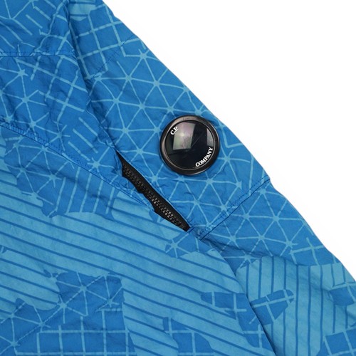 Chaqueta con lente de red camuflada CP Company talla X-grande azul - Imagen 3 de 5