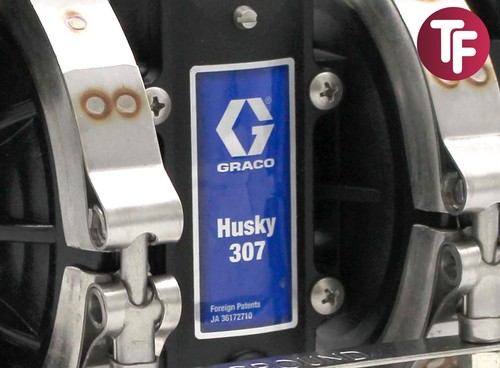 3/8" Graco Husky 307 / AT10/VA10 Luftmembranpumpe ATEX (Acetal/Hytrel) - D3A255 - Bild 3 von 12