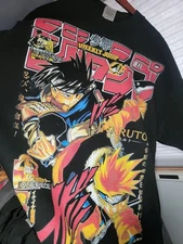 NARUTO A SHAKA HEAVYWEIGHT GARMET DYED T SHIRT