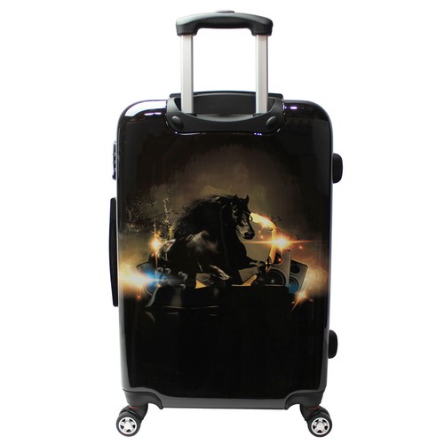Chariot Horse Lovers 28-inch Hardside Spinner Luggage - Stallion Horse - Picture 4 of 5
