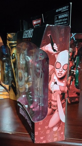 Marvel Legends GWEN-POOL 6" Action Figure Lizard BAF NEW SEALED - Afbeelding 6 van 6