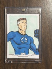 Mr. Fantastic Four 4 Artist Sketch Card 1/1 from Marvel Topps Marlo Agunos.