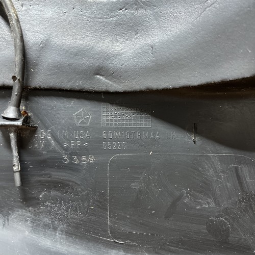 Used Jeep Wrangler Front LH Door Sill Panel Trim Part #6DW19TRMAA. - Picture 11 of 11