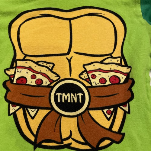 Nickelodeon TMNT Jugend Langarm Pyjama Shirt Größe 8 grün - Bild 2 von 8
