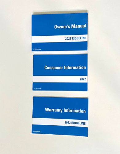 2022 HONDA RIDGELINE OWNERS MANUAL SET OEM CASE