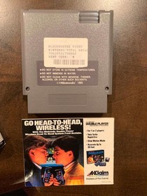 Total Recall on Nintendo NES CIB COMPLETE - FREE SHIPPING