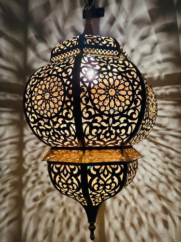 Handmade Brass pendant lights, Moroccan handmade design, pendant lamps - Picture 2 of 8